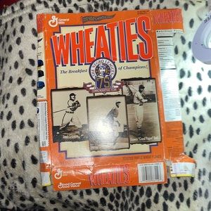 Collectible Antique Vintage. The Negro Leagues. Wheaties Flattened Cereal Box.